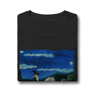 Nome do produto Camiseta Baby Long - Mago e Elfa