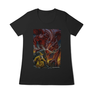 Nome do produto Camiseta Baby Long - Jamelão Vs Dragão