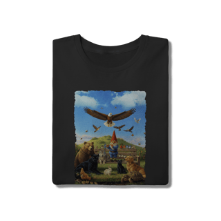 Nome do produto Camiseta Unissex - Gnomo encantador de animais