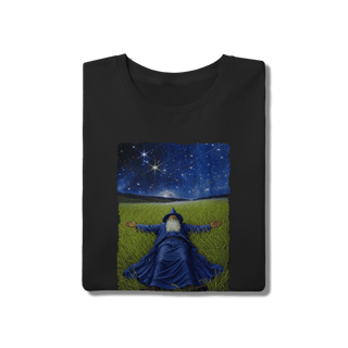 Nome do produto Camiseta Unissex – O Mago sob a Noite Estrelada