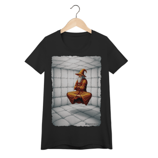 Nome do produto Camiseta Baby Long - Jamelão Meditando com Camisa de Força