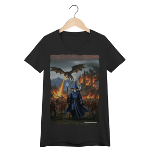 Nome do produto Camiseta Baby Long - Mago dizendo não à batalha