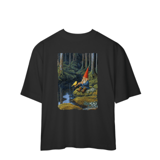 Nome do produto Camiseta Oversized - Gnomo flautista