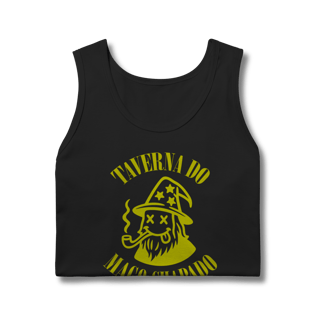 Nome do produto Regata Qualidade - Logo Grunge | Taverna do Mago Chapado