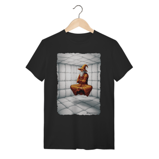 Nome do produto Camiseta Unissex - Jamelão Meditando com Camisa de Força