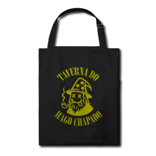 Nome do produto Avental Brim - Logo Grunge | Taverna do Mago Chapado