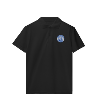 Nome do produto Camiseta Masculina Polo Básica - Logo Alternativo | Taverna do Mago Chapado