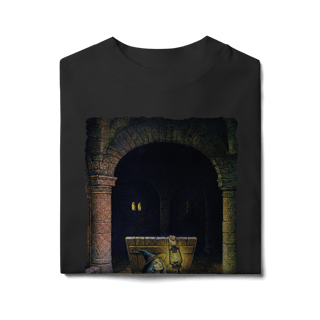 Nome do produto Camiseta Oversized - Bruxa saindo do alçapão