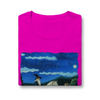 Nome do produto Camiseta Baby Long - Mago e Elfa