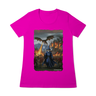 Nome do produto Camiseta Baby Long - Mago dizendo não à batalha