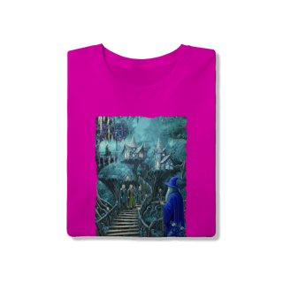 Nome do produto Camiseta Unissex - Mago visitando os elfos da floresta