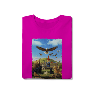 Nome do produto Camiseta Unissex - Gnomo encantador de animais
