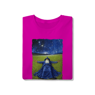 Nome do produto Camiseta Unissex – O Mago sob a Noite Estrelada