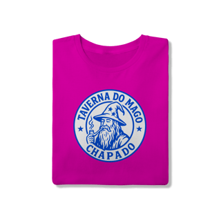 Nome do produto Camiseta Unissex - Logo Alternativo | Taverna do Mago Chapado