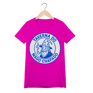 Nome do produto Camiseta Baby Long - Logo Clássico | Taverna do Mago Chapado