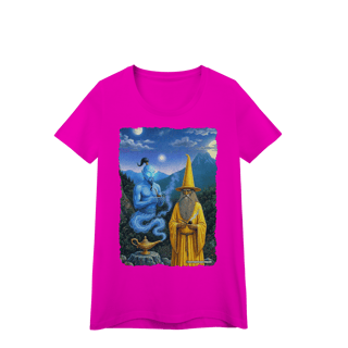 Nome do produto Camiseta Baby Long - Jamelão e o Gênio