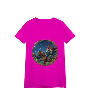 Nome do produto Camiseta Baby Long - Casal de gnomos cavalgando