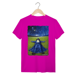 Nome do produto Camiseta Unissex – O Mago sob a Noite Estrelada