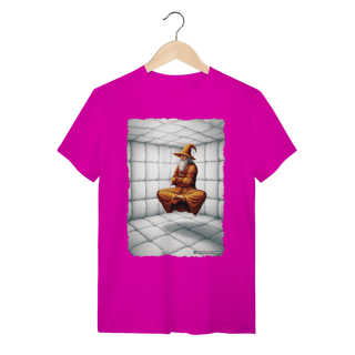 Nome do produto Camiseta Unissex - Jamelão Meditando com Camisa de Força