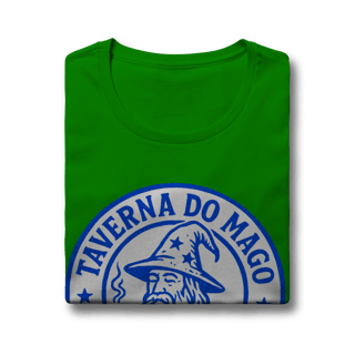 Nome do produto Camiseta Baby Long - Logo Alternativo | Taverna do Mago Chapado