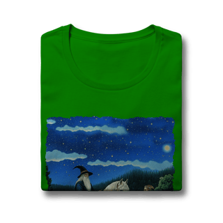 Nome do produto Camiseta Baby Long - Mago e Elfa