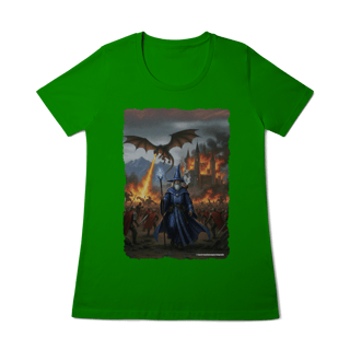 Nome do produto Camiseta Baby Long - Mago dizendo não à batalha