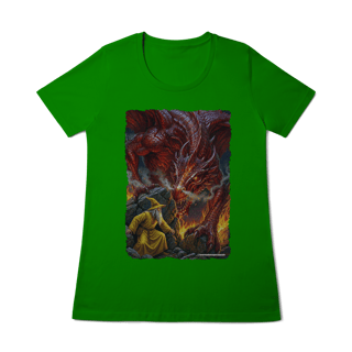 Nome do produto Camiseta Baby Long - Jamelão Vs Dragão