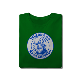 Nome do produto Camiseta Unissex Qualidade - Logo Clássico | Taverna do Mago Chapado