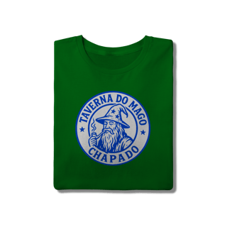 Nome do produto Camiseta Unissex - Logo Alternativo | Taverna do Mago Chapado