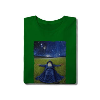 Nome do produto Camiseta Unissex – O Mago sob a Noite Estrelada