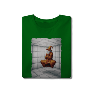 Nome do produto Camiseta Unissex - Jamelão Meditando com Camisa de Força