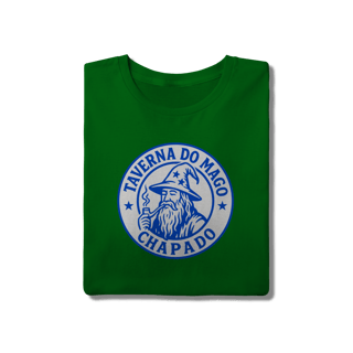 Nome do produto Camiseta Unissex - Logo Alternativo | Taverna do Mago Chapado