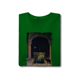 Nome do produto Camiseta Unissex - Bruxa saindo do alçapão