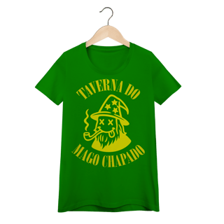 Nome do produto Camiseta Baby Long - Logo Grunge | Taverna do Mago Chapado