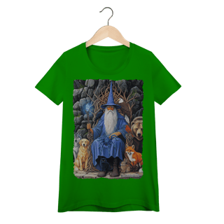 Nome do produto Camiseta Baby Long - Mago azul amigo dos animais