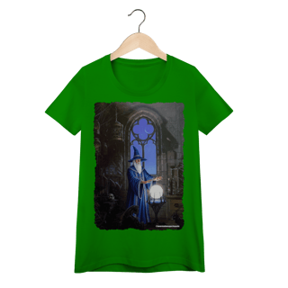 Nome do produto Camiseta Baby Long - Mago azul: transcendendo ou enlouquecendo ?