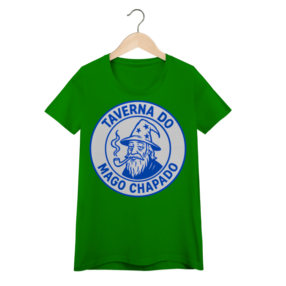 Camiseta Baby Long - Logo Clássico | Taverna do Mago Chapado