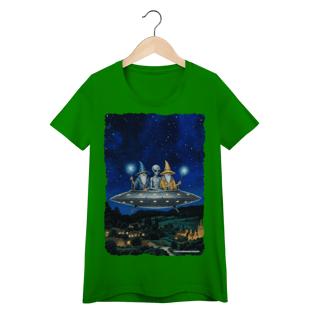 Nome do produto Camiseta Baby Long -  Turismo Ufológico