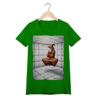 Nome do produto Camiseta Baby Long - Jamelão Meditando com Camisa de Força