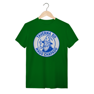Nome do produto Camiseta Unissex Qualidade - Logo Clássico | Taverna do Mago Chapado