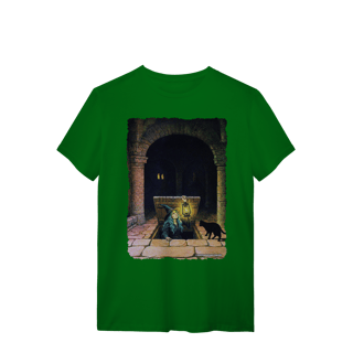 Nome do produto Camiseta Unissex - Bruxa saindo do alçapão