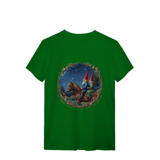 Nome do produto Camiseta Unissex - Casal de gnomos cavalgando