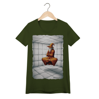 Nome do produto Camiseta Baby Long - Jamelão Meditando com Camisa de Força