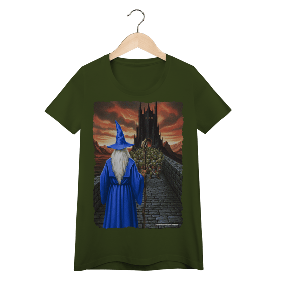 Camiseta Baby Long - Mago trabalhando FDS