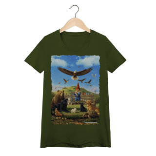 Nome do produto Camiseta Baby Long - Gnomo encantador de animais