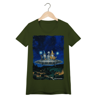 Nome do produto Camiseta Baby Long -  Turismo Ufológico