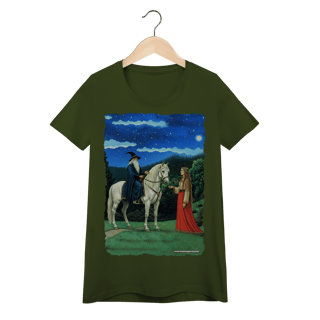 Nome do produto Camiseta Baby Long - Mago e Elfa