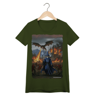 Nome do produto Camiseta Baby Long - Mago dizendo não à batalha