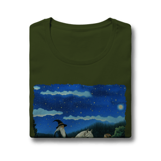 Nome do produto Camiseta Baby Long - Mago e Elfa