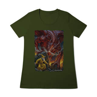 Nome do produto Camiseta Baby Long - Jamelão Vs Dragão